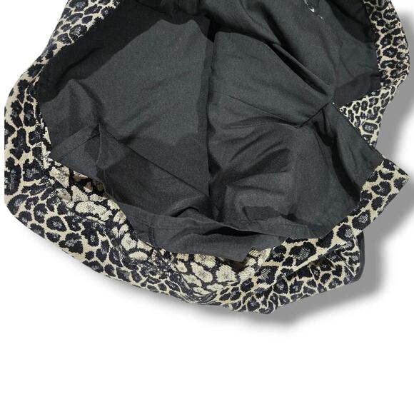 Amanda + Chelsea Women’s Cheetah Animal Print Skirt Viscose Blend Careerwear - Picture 4 of 9